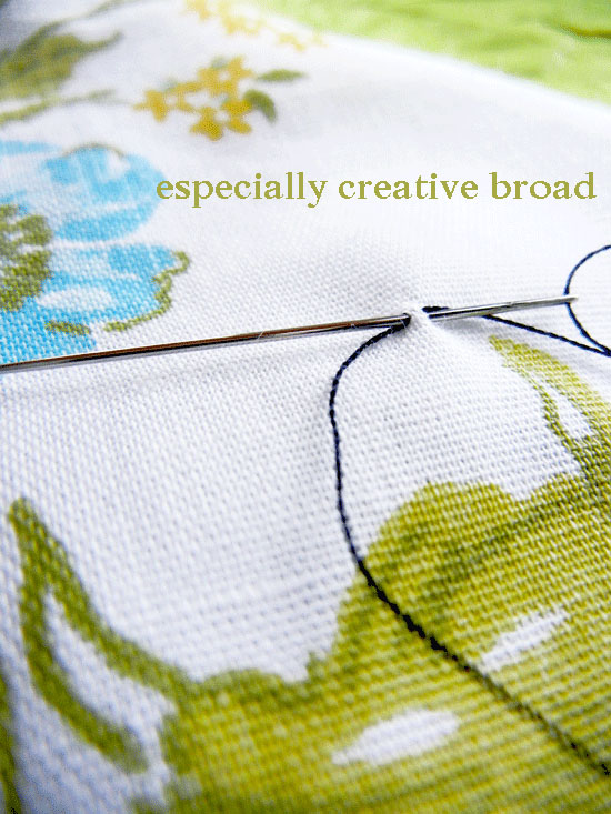 How to start hand sewing without knotting the thread