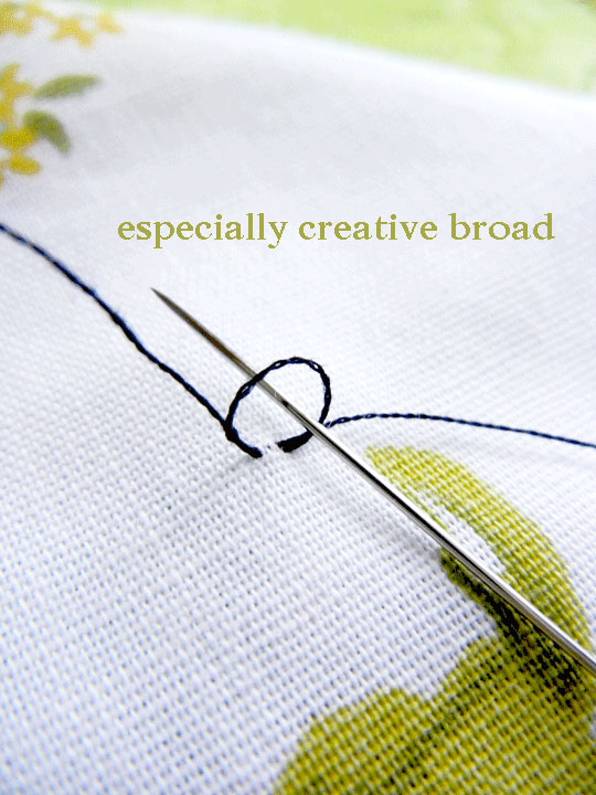 How to start hand sewing without knotting the thread