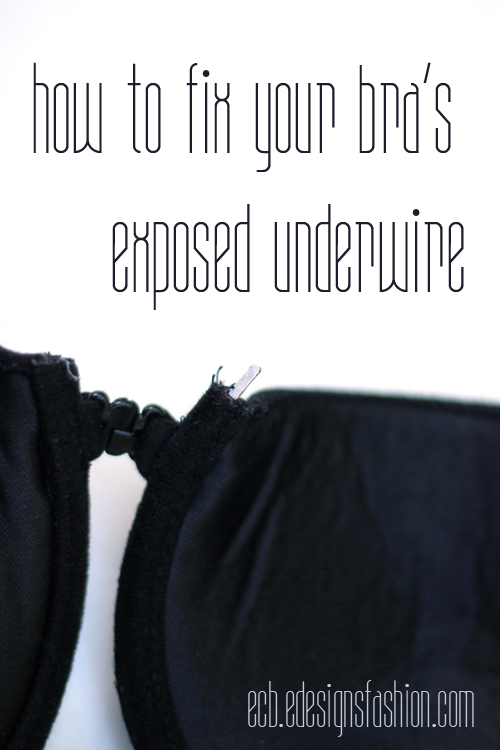 How to Fix a Bra with an Underwire that Pokes You